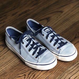 Blue Striped Keds